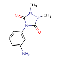 4-(3-aminophenyl)-1,2-dimethyl-1,2,4-triazolidine-3,5-dione