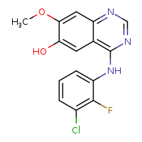 4-[(3-chloro-2-fluorophenyl)amino]-7-methoxyquinazolin-6-ol