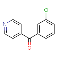 4-(3-chlorobenzoyl)pyridine