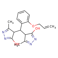 4-[(3-hydroxy-5-methyl-4H-pyrazol-4-yl)[2-(prop-2-en-1-yloxy)phenyl]methyl]-5-methyl-4H-pyrazol-3-ol