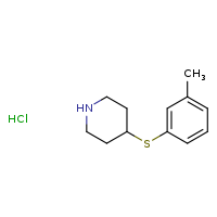 4-[(3-methylphenyl)sulfanyl]piperidine hydrochloride