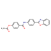 4-{[4-(1,3-benzoxazol-2-yl)phenyl]carbamoyl}phenyl acetate