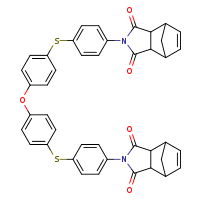 4-{4-[(4-{4-[(4-{3,5-dioxo-4-azatricyclo[5.2.1.0²,?]dec-8-en-4-yl}phenyl)sulfanyl]phenoxy}phenyl)sulfanyl]phenyl}-4-azatricyclo[5.2.1.0²,?]dec-8-ene-3,5-dione