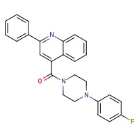 4-[4-(4-fluorophenyl)piperazine-1-carbonyl]-2-phenylquinoline