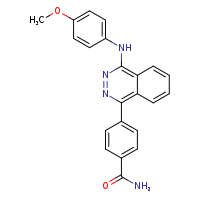 4-{4-[(4-methoxyphenyl)amino]phthalazin-1-yl}benzamide
