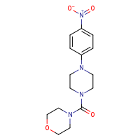 4-[4-(4-nitrophenyl)piperazine-1-carbonyl]morpholine