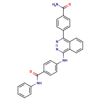 4-(4-{[4-(phenylcarbamoyl)phenyl]amino}phthalazin-1-yl)benzamide