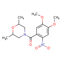 4-(4,5-dimethoxy-2-nitrobenzoyl)-2,6-dimethylmorpholine