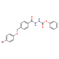4-(4-bromophenoxymethyl)-N'-(phenoxycarbonyl)benzohydrazide