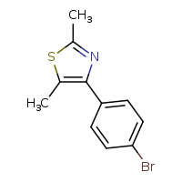 4-(4-bromophenyl)-2,5-dimethyl-1,3-thiazole