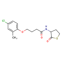 4-(4-chloro-2-methylphenoxy)-N-(2-oxothiolan-3-yl)butanamide