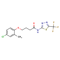 4-(4-chloro-2-methylphenoxy)-N-[5-(trifluoromethyl)-1,3,4-thiadiazol-2-yl]butanamide