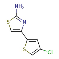 4-(4-chlorothiophen-2-yl)-1,3-thiazol-2-amine