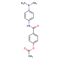 4-{[4-(dimethylamino)phenyl]carbamoyl}phenyl acetate