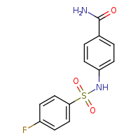 4-(4-fluorobenzenesulfonamido)benzamide