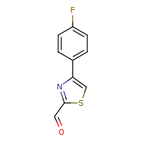 4-(4-fluorophenyl)-1,3-thiazole-2-carbaldehyde