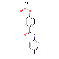 4-[(4-iodophenyl)carbamoyl]phenyl acetate