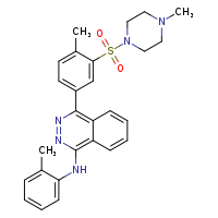 4-[4-methyl-3-(4-methylpiperazin-1-ylsulfonyl)phenyl]-N-(2-methylphenyl)phthalazin-1-amine