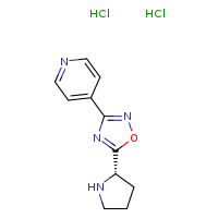 4-{5-[(2S)-pyrrolidin-2-yl]-1,2,4-oxadiazol-3-yl}pyridine dihydrochloride