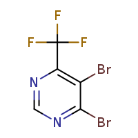 4,5-dibromo-6-(trifluoromethyl)pyrimidine