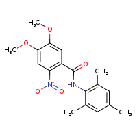 4,5-dimethoxy-2-nitro-N-(2,4,6-trimethylphenyl)benzamide