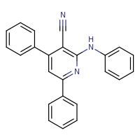 4,6-diphenyl-2-(phenylamino)pyridine-3-carbonitrile