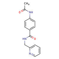 4-acetamido-N-(pyridin-2-ylmethyl)benzamide