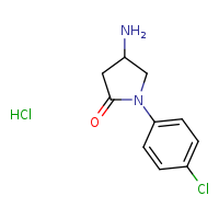4-amino-1-(4-chlorophenyl)pyrrolidin-2-one hydrochloride