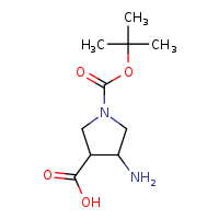 4-amino-1-(tert-butoxycarbonyl)pyrrolidine-3-carboxylic acid