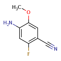 4-amino-2-fluoro-5-methoxybenzonitrile