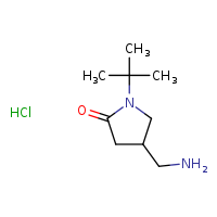 4-(aminomethyl)-1-tert-butylpyrrolidin-2-one hydrochloride