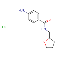 4-amino-N-(oxolan-2-ylmethyl)benzamide hydrochloride