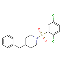 4-benzyl-1-(2,5-dichlorobenzenesulfonyl)piperidine