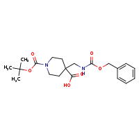 4-({[(benzyloxy)carbonyl]amino}methyl)-1-(tert-butoxycarbonyl)piperidine-4-carboxylic acid
