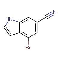 4-bromo-1H-indole-6-carbonitrile