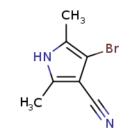 4-bromo-2,5-dimethyl-1H-pyrrole-3-carbonitrile