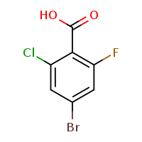 4-bromo-2-chloro-6-fluorobenzoic acid