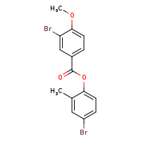 4-bromo-2-methylphenyl 3-bromo-4-methoxybenzoate