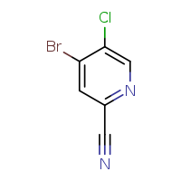 4-bromo-5-chloropyridine-2-carbonitrile