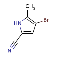 4-bromo-5-methyl-1H-pyrrole-2-carbonitrile