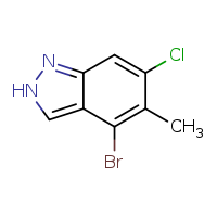 4-bromo-6-chloro-5-methyl-2H-indazole