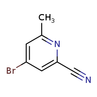 4-bromo-6-methylpyridine-2-carbonitrile