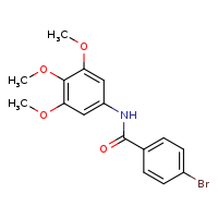 4-bromo-N-(3,4,5-trimethoxyphenyl)benzamide