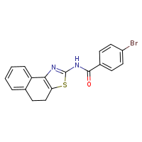 4-bromo-N-{4H,5H-naphtho[1,2-d][1,3]thiazol-2-yl}benzamide