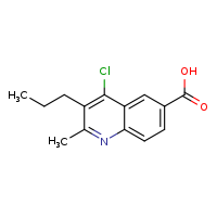 4-chloro-2-methyl-3-propylquinoline-6-carboxylic acid