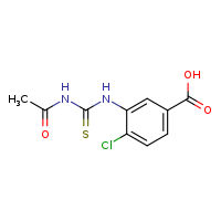 4-chloro-3-[(acetamidomethanethioyl)amino]benzoic acid