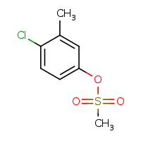 4-chloro-3-methylphenyl methanesulfonate