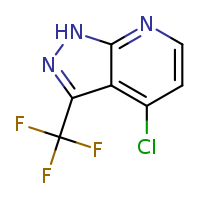 4-chloro-3-(trifluoromethyl)-1H-pyrazolo[3,4-b]pyridine