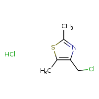 4-(chloromethyl)-2,5-dimethyl-1,3-thiazole hydrochloride
