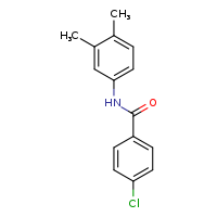 4-chloro-N-(3,4-dimethylphenyl)benzamide